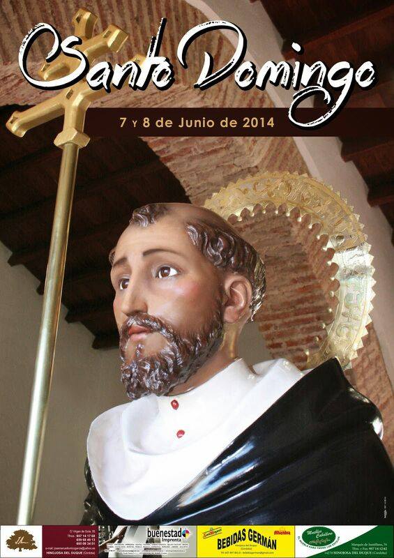 Cartel de Fiestas en honor de Santo Domnigo de Guzmán 2014